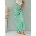 thumbnail image 6 of Douhoow Women Sequins Long Skirts Low Waist Skirts Fashion Party Sparkly Skirt, 6 of 8