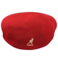 thumbnail image 3 of Kangol Men's Tropic 504 Flat Cap, Scarlet, XLarge, 3 of 8