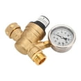 RV Water Pressure Regulator Valve Adjustable Water Pressure Reducer