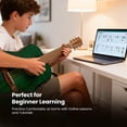 thumbnail image 4 of Fender FA-15 3/4-Scale Kids Steel String Acoustic Guitar - Green w/ Gig Bag, 4 of 8