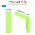 thumbnail image 2 of Head Ties Headbands, 14 Pcs Ninja Karate Headband Adjustable Sports Tie for Men Women Running Tennis Yoga, Fluorescent Green, 2 of 7
