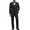 Dark Grey, variant on Men's 3 Piece Slim Fit Suit Set Classic One Button Blazer Suit Vest Dress Pants Formal Suits for Wedding Dinner Prom Graduation Party Business