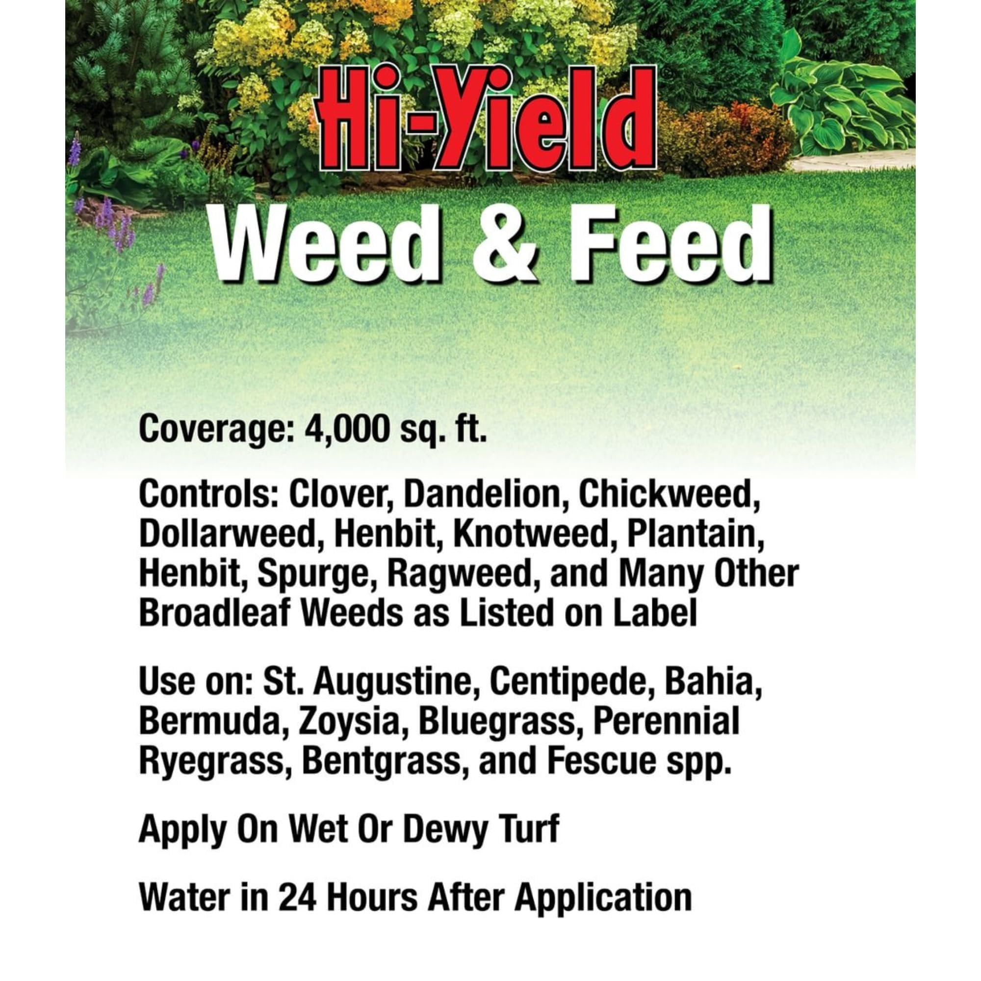 Hi-Yield 34408 Weed & Feed 15-0-10 14.4 lbs.