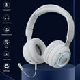 thumbnail image 6 of Kids Bluetooth Headphones, Lightweight Wireless Headphones for Kids, 85/94dB Volume Limited, 60 Hours Playtime, Bluetooth 5.3, Over-Ear Toddler Headsets with Built-in Mic, 6 of 6