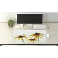thumbnail image 2 of Watercolor Flower Computer Mouse Pad, Garden with Daisy Flowers in Soft Painting Effect Dramatical Nature, Rectangle Non-Slip Rubber Mousepad Large, 31" x 12" Gaming Size, Yellow White, by Ambesonne, 2 of 2