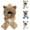 Khaki, variant on Cute Fox Ears 2-in-1 Hat and Scarf, 2026 New Winter Cold Resistant Hat Face Mask Hooded Scarf, Women's Winter Hooded