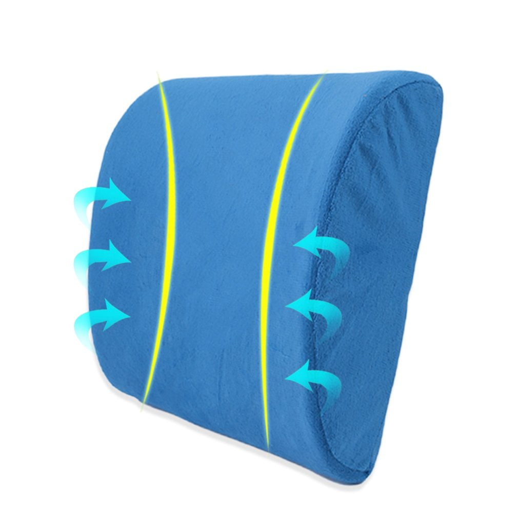 Soft Slow Rebound Memory Breathable Healthcare Lumbar Cushion Back