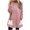 Pink, variant on Wancir Women's Winter Warm Sherpa Lined Fleece Crewneck Sweatshirt Pullover Loungewear Tunic Tops With Pocket