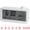 White, variant on Unique Bargains Small Digital Alarm Clock Bedroom for Deep Sleepers Green