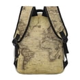 thumbnail image 4 of Fotbe Vintage World Map Mochila Casual con Estampado para Escuela, Viajes y Actividades al Aire Libre - Duradera, Ligera y Cómoda, 4 of 5