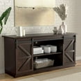 thumbnail image 2 of Farmhouse TV Stand for Televisions up to , Sliding Barn Doors and Storage Cabinets, Console Table and Media Furniture for Living Room, 2 of 16