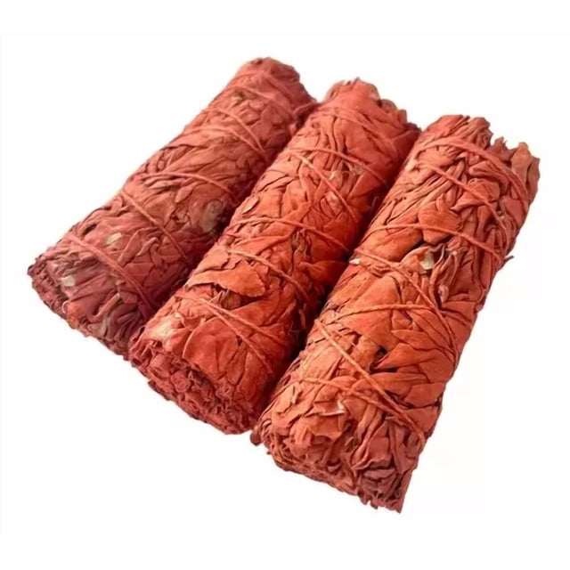 Sahumerio de Salvia Blanca con Sangre de Dragón 10 cm – Pack de 3 Piezas Aroma Intenso y Resinoso para Ambientes Profundos