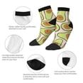 thumbnail image 5 of Fuzoiu Cute Avocado Print Adult Socks, Crew Moisture-wicking Socks, Unisex Cushion Crew Socks,Casual Sports Ankle Socks, 5 of 7