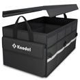 thumbnail image 1 of Organizador de maletero de coche K KNODEL con tapa, plegable, negro, 1 of 6