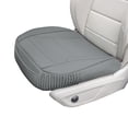 thumbnail image 3 of FH Group Car Seat Cushion – Durable PU Leather Bottom Seat Protector, Water Resistant for Car, Sedan, Truck, SUV Solid Gray, 3 of 8