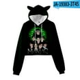 thumbnail image 4 of Stray Cat Ears Hoodie Autumn Winter Kpop Sports Women's Hooded  Kids Pullover, 4 of 4