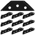 thumbnail image 1 of OULII 20Ud Soportes Para Estantes En Negro Inoxidable Con Y Estable, 1 of 7