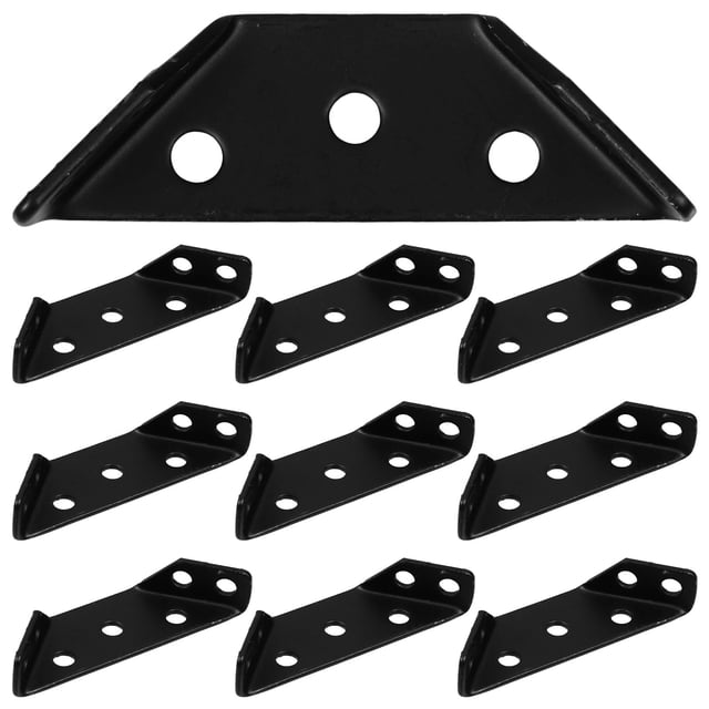 OULII 20Ud Soportes Para Estantes En Negro Inoxidable Con Y Estable