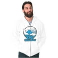thumbnail image 5 of Lazy Smurf OG Slacker Sleepy Naps Zip Up Hoodie Men's Women's Brisco Brands S, 5 of 6