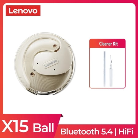 X15 pro Bluetooth 5.4 Earphones Thinkplus X15 Sports Wireless Headphones Noise Reduction HD Call Earbuds with Mic white with clean kit