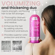 Volumizing Shampoo and Conditioner Set for Fine Hair | Hydrating, Nourishing, Boosts Volume, Texture