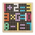thumbnail image 3 of Pattern Blocks Board Set Pattern Blocks Game Set Wooden Puzzle Pattern Blocks Matching Game Bloacks Set Puzzle Toy Child Wooden Pattern Blocks Set Board Geometric Matching Game, 3 of 8