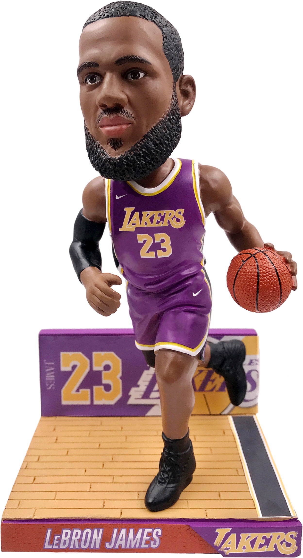 Kobe Bryant Los Angeles Lakers Pennant Base Purple Jersey Rare Bobblehead 