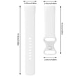thumbnail image 3 of Pulsera de silicona deportiva de color sólido a prueba de sudor con ajuste cómodo y amplia compatibilidad compatible con Smartwatch, 3 of 6