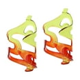 thumbnail image 3 of yotijay 2 Pieces Bike Water Bottle Holder Decorative Durability Bike Cup Holder Rack Red and Yellow, 3 of 9