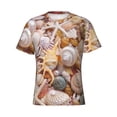 thumbnail image 3 of Naloa Colorful Seashells Men's T-Shirt Sport T-shirt Men's Basic Tee Casual Men's Shirt, Round Neck, Short Sleeves - Small, 3 of 5