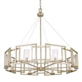 thumbnail image 5 of Marco 8 Light Chandelier in White Gold with Clear Glass, 5 of 7