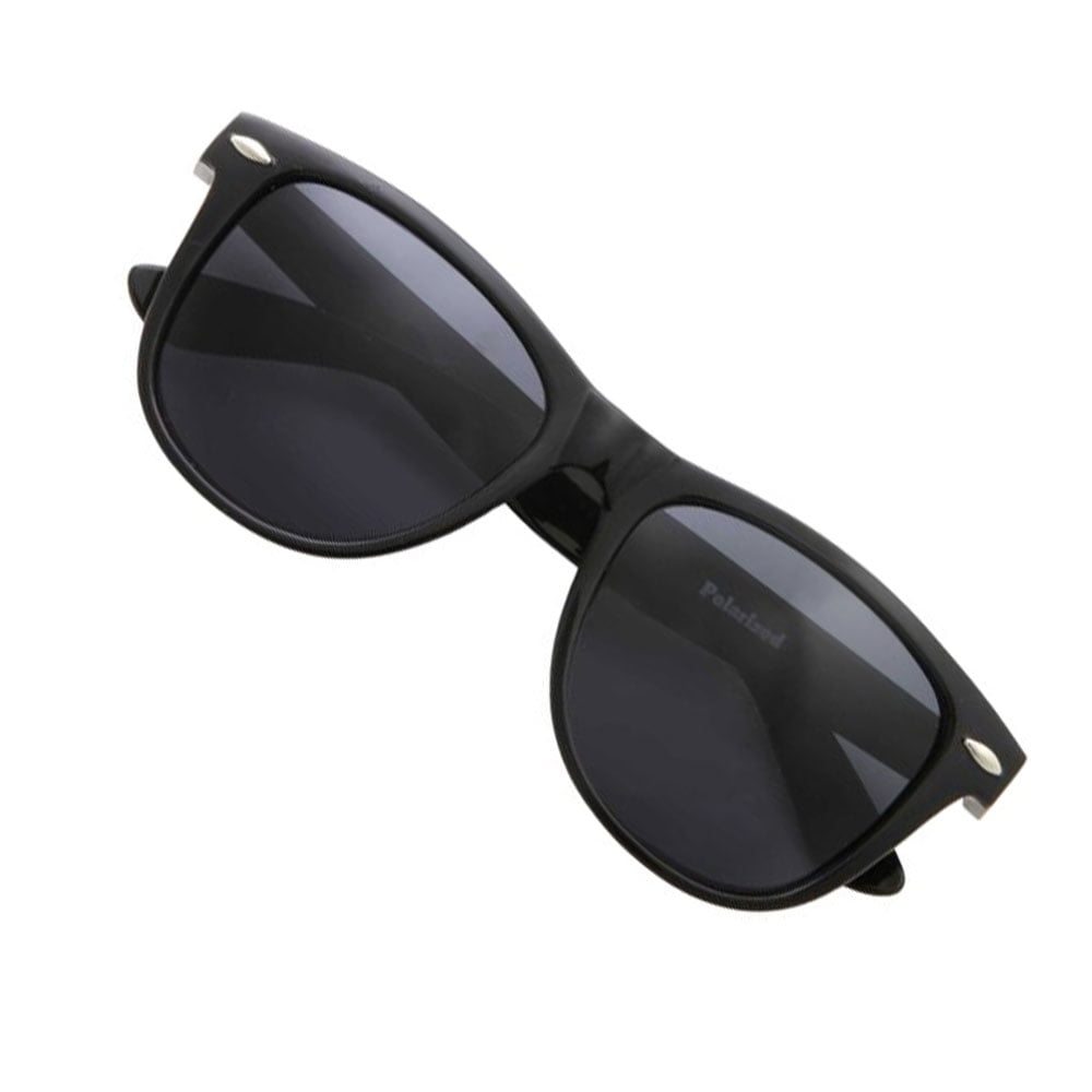 grinderPUNCH Large Frame Polarized 80's Retro Classic Trendy Stylish Sunglasses for Men Women