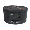 thumbnail image 4 of Caja de almacenamiento para sombreros de fieltro con tapa, contenedor de almacenamiento para dormitorio, portátil, gruesa y duradera, ligera, a prueba Negro S, 4 of 10