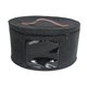 thumbnail image 3 of Caja de almacenamiento de fieltro para sombreros con tapa, contenedor de almacenamiento para dormitorio, a prueba de polvo, multiusos y duradero. Negro S, 3 of 8