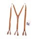 thumbnail image 2 of Tirantes elásticos para hombre, accesorios de vestir, formales e informales. Marrón, 2 of 9