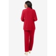 thumbnail image 2 of Jessica London Women's Plus Size Double-Breasted Stretch Crepe Pantsuit, 2 of 5