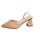 thumbnail image 1 of Correas de Tacón para Tacones Altos Zapatos de Tacón Cerrado de Talla Grande con Tacón de 6,5 cm Estilo de Primavera Y Verano Tacones Altos para Mujeres, 1 of 9