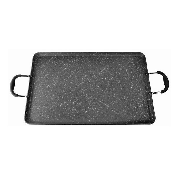 Sarten Comal Doble Antiadherente Mármol Kung Fu 50 X 29cm