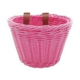 thumbnail image 1 of Cesta de bicicleta Cesta delantera para bicicleta para niños, cesta colgante para bicicleta, cesta tejida de ratán PP con cinturones ajustables, 1 of 7
