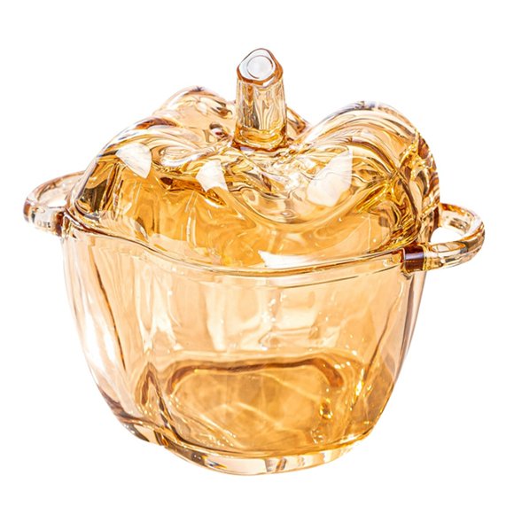 uhnmki Crystal Glass Storage Jar Candy Jar