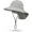 Grey, variant on Toddler Kids Baby Girls Boys Sun Hat Summer UPF 50+ UV Protection Caps Wide Brim Neck Flap Beach Play Fishing Hats Rose Red 3-7 Years