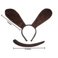 thumbnail image 4 of Accesorio de disfraz Nicky Bigs Novelties, orejas de perro, nariz y cola, 4 of 9