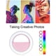 thumbnail image 2 of RGB LED Selfie Ring Light with Clip for Smartphones, Tablets & Laptops - Portable & Rechar, 2 of 5