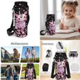 thumbnail image 6 of KUIFORTI Pink Axolotl Backpack with Lunchbox, 4Pcs Kids School Bag Set for Elementary Primary Middle School, Girls Boys Bookbag with Pencil Case Water Bottle Sleeve, 6 of 7