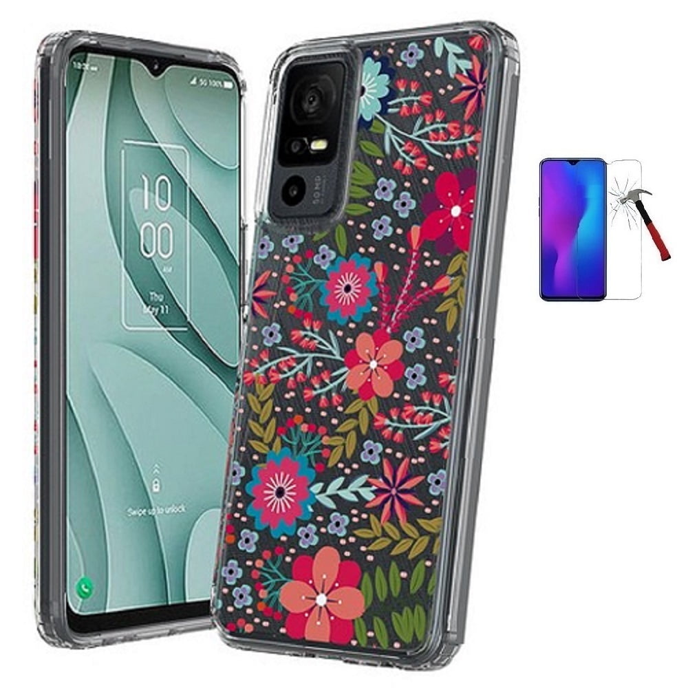 Phone Case for Verizon TCL 40XE 5G, Design Transparent Hybrid Case