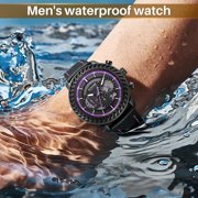Mens Watches Casual Chronograph Waterproof Sport Military Watch Quartz Watch for Men