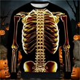 thumbnail image 2 of JIAYUE Girl's Kids Sweatshirt Casual Soft Long Sleeve Halloween Themed Print Crew Neck Hoodless Tops For Winter Loose Fit Daily Outdoor Play And Festive Party Wear,11-12 Years, 2 of 4