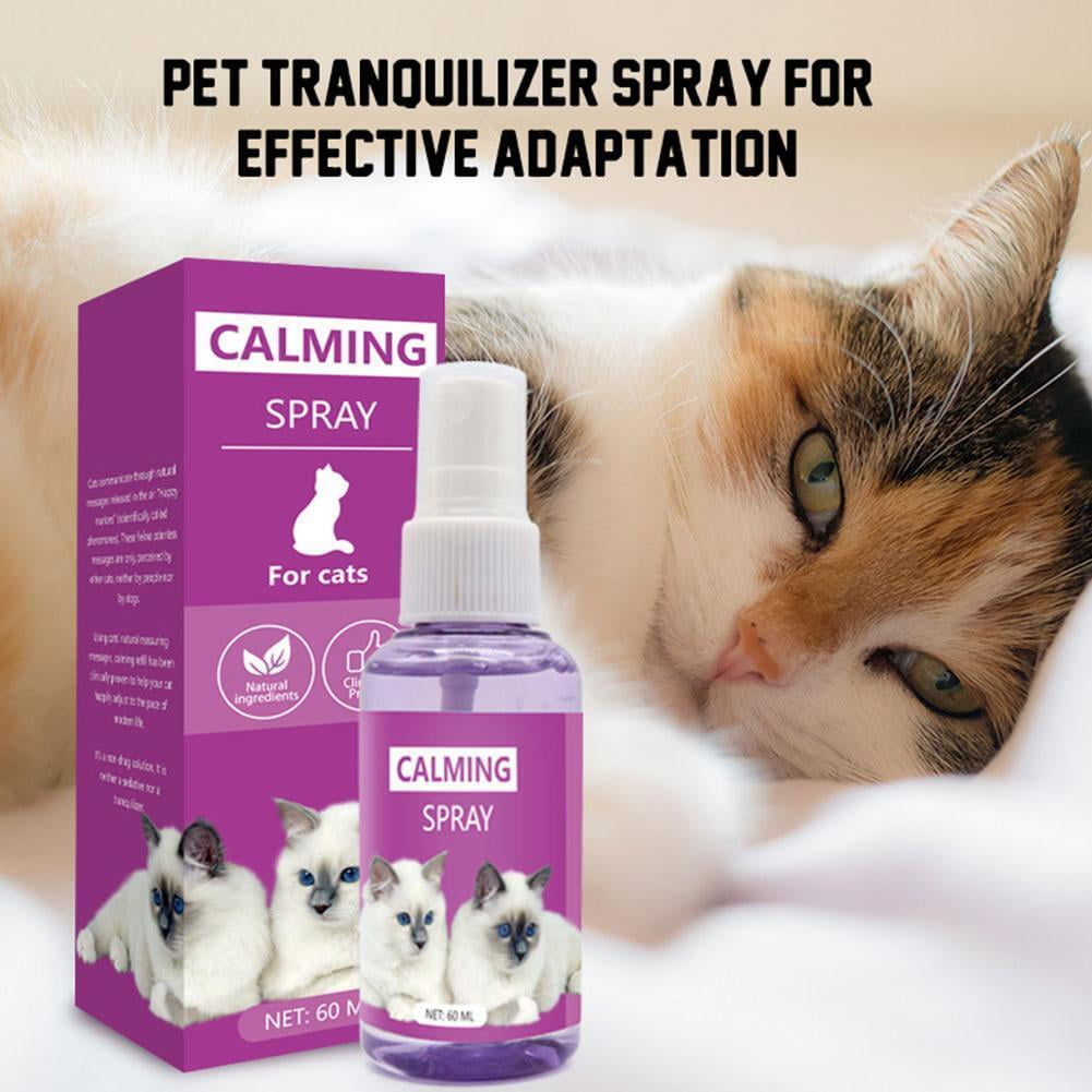 Calming Sprays For Cats 60ML Reduce Your Pet’s Anxiety Aggression