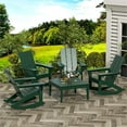 thumbnail image 4 of Costaelm Palms Outdoor 32" Conversation Table, Green, 4 of 6