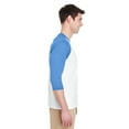 thumbnail image 2 of Mens Heavy Cotton ¾-Sleeve Raglan 3 Pack, 2 of 2